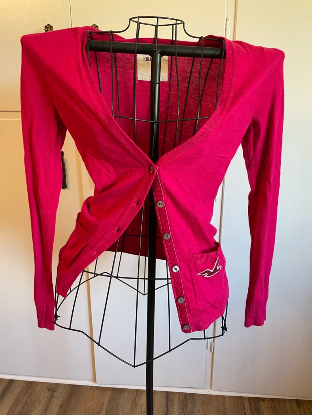 Hollister Hot Pink Women's Cardigan